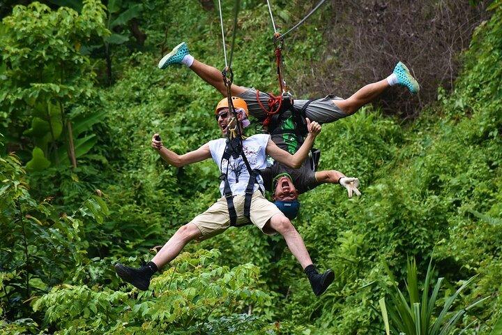 Avventura di volo nella giungla a Koh Samui