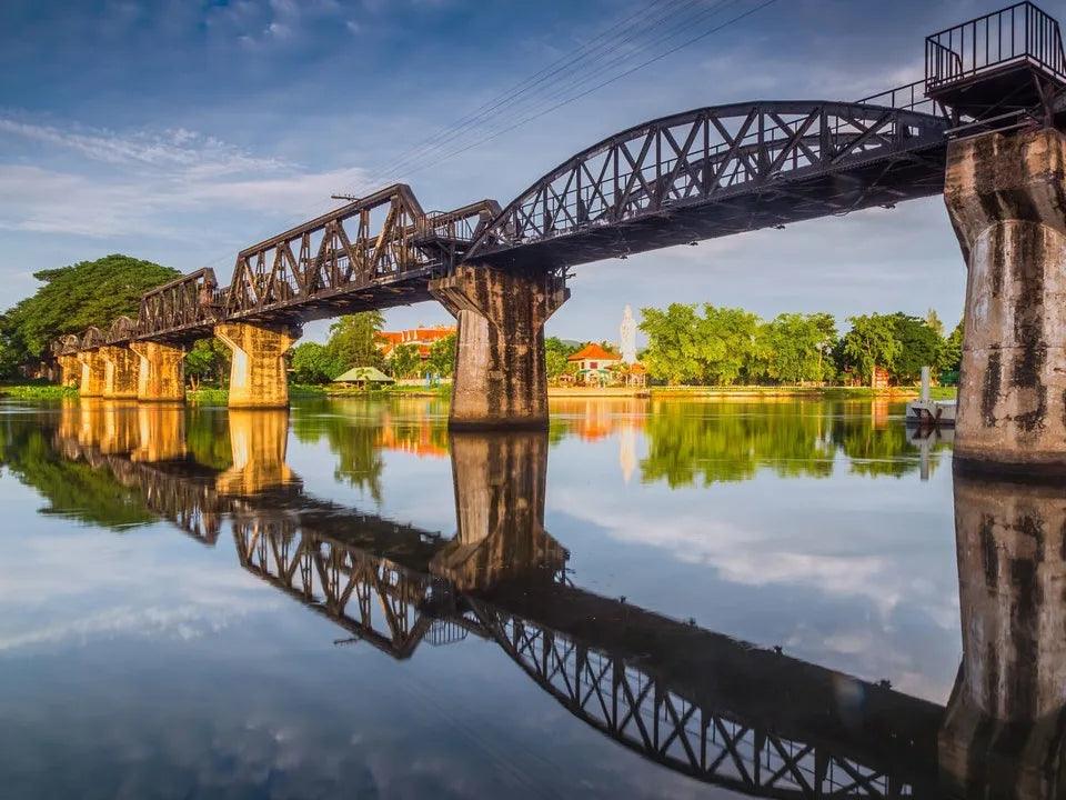 Floating Market & Bridge Over the River Kwai