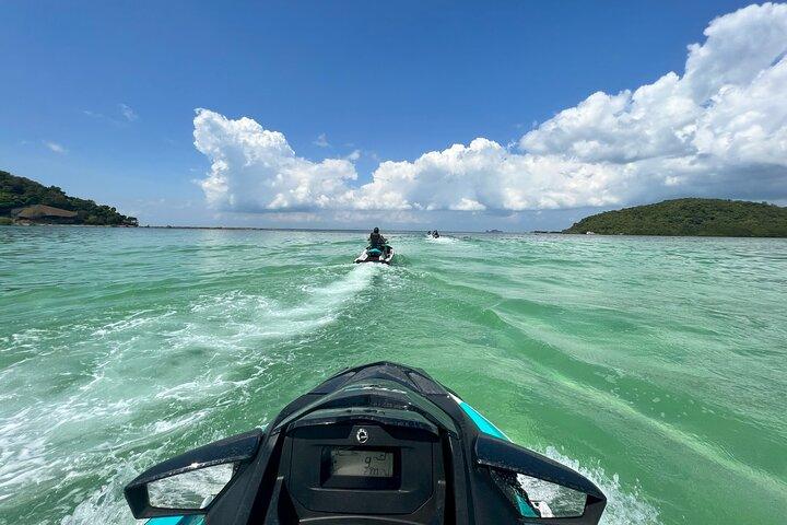 Pig Island-Isole Vergini e snorkeling Jet Ski Safari