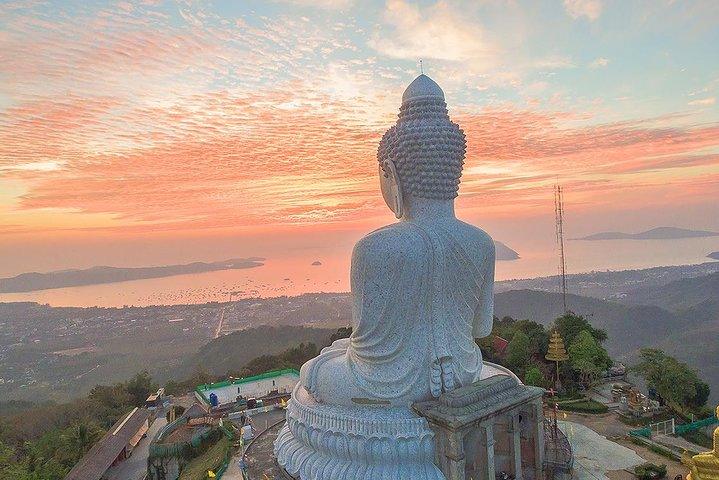 Tour della città di Phuket: punto panoramico di Karon, Grande Buddha, Wat Chalong