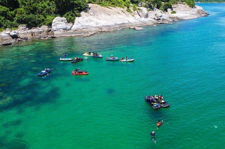 Tour di mezza giornata in moto d'acqua a Pattaya alle isole