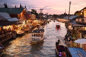 Amphawa Evening Market with Romantic Dinner By the River Side